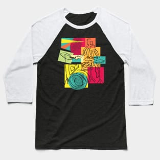 Fancy Drummer Modern Style Baseball T-Shirt